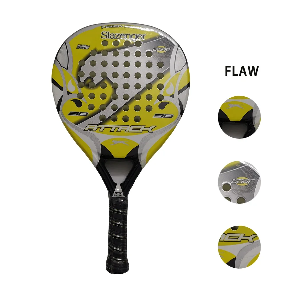 

Flaw Polychrome Padel Tennis Rackets 28-38mm Thickness Pala Beach Paddle Racquets Carbon Fiber Soft EVA Face No Package Bag