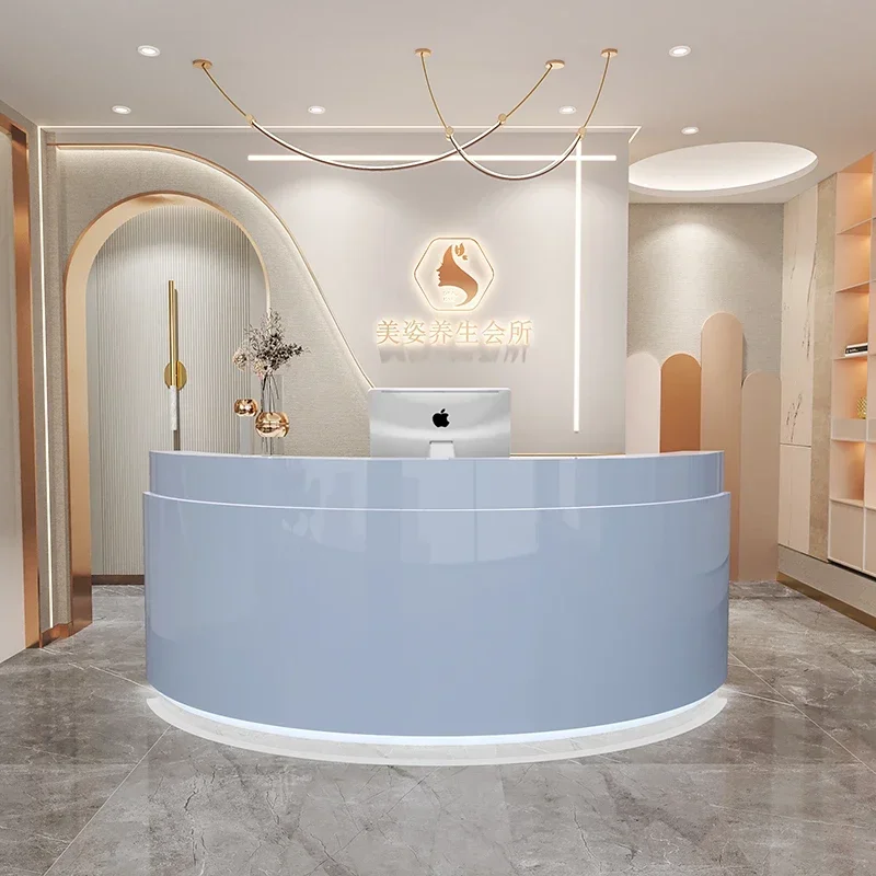 Furniture For Reception Entrances Tables Restaurant Desk Luxury Stores Hairdressing Counters Small Store Business Receiption Spa
