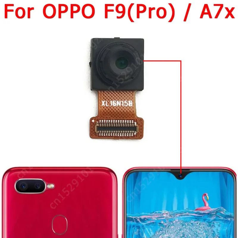 

Оригинальная фронтальная камера для OPPO F9 Pro A7x, маленькая фронтальная селфи-камера, модуль, аксессуары для телефона, замена, ремонт, запасные части