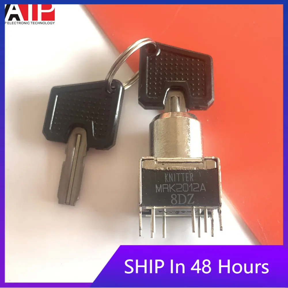 

1PCS MRK2012A rotary key switch imported original spot vertical switch genuine welcome to consult and order.