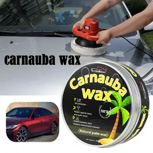 Pasta de Carnauba para el cuidado de la pintura del coche, cera brasileña  para pulir, Brillo alto, recubrimiento superhidrofóbico, 150g - AliExpress