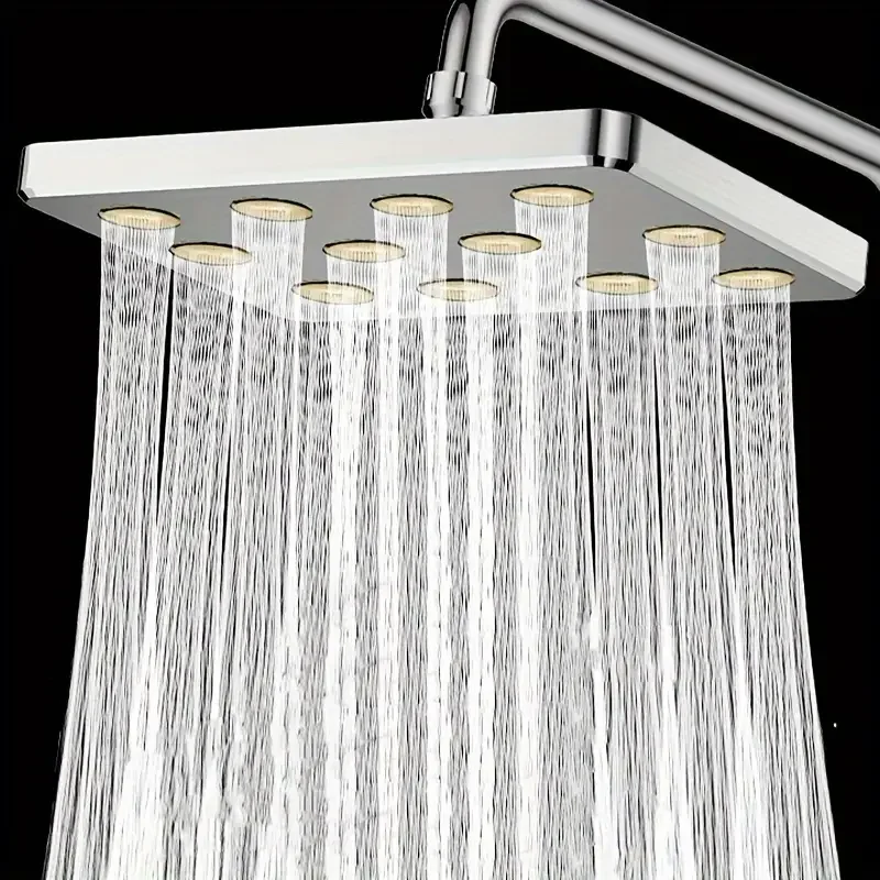 Luxurious 10-Inch Large Pressurized Overhead Shower Head