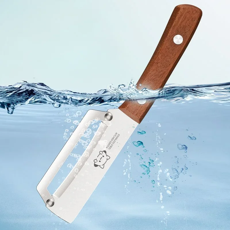 Sugarcane Paring Knife High Appearance Kitchen Special Wooden Handle Paring Knife Fruit Planer Household Thick Scraping Tools 5 Sugarcane Paring Knife High Appearance Kitchen Special Wooden Handle Paring Knife Fruit Planer Household Thick Scraping Tools 5