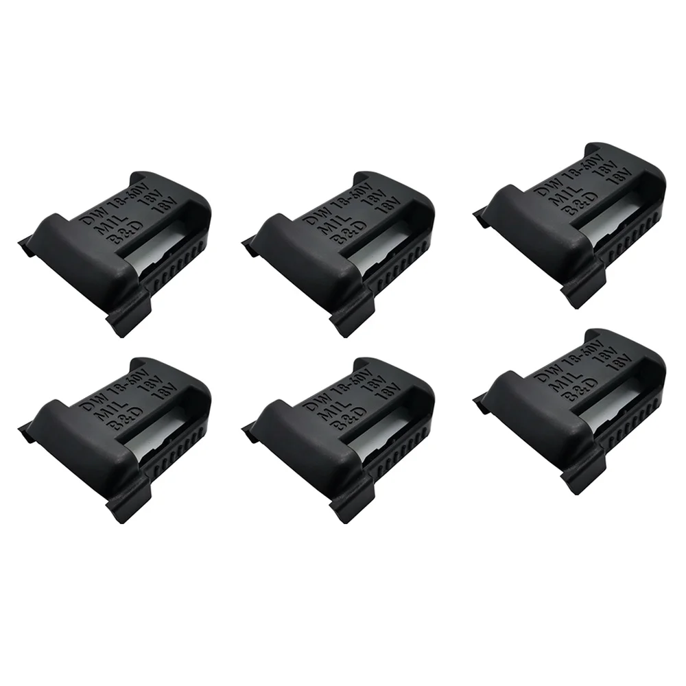 6Pcs 배터리 마운트 DeWalt Black & Decker Box 18V 20V BatteryJAS 용 배터리 보관함 홀더 보호 행거