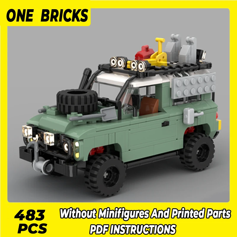 

Конструктор Moc, Классическая модель Defender Of Car, 90 технических блоков, детали для сборки своими руками, Детские праздничные подарки