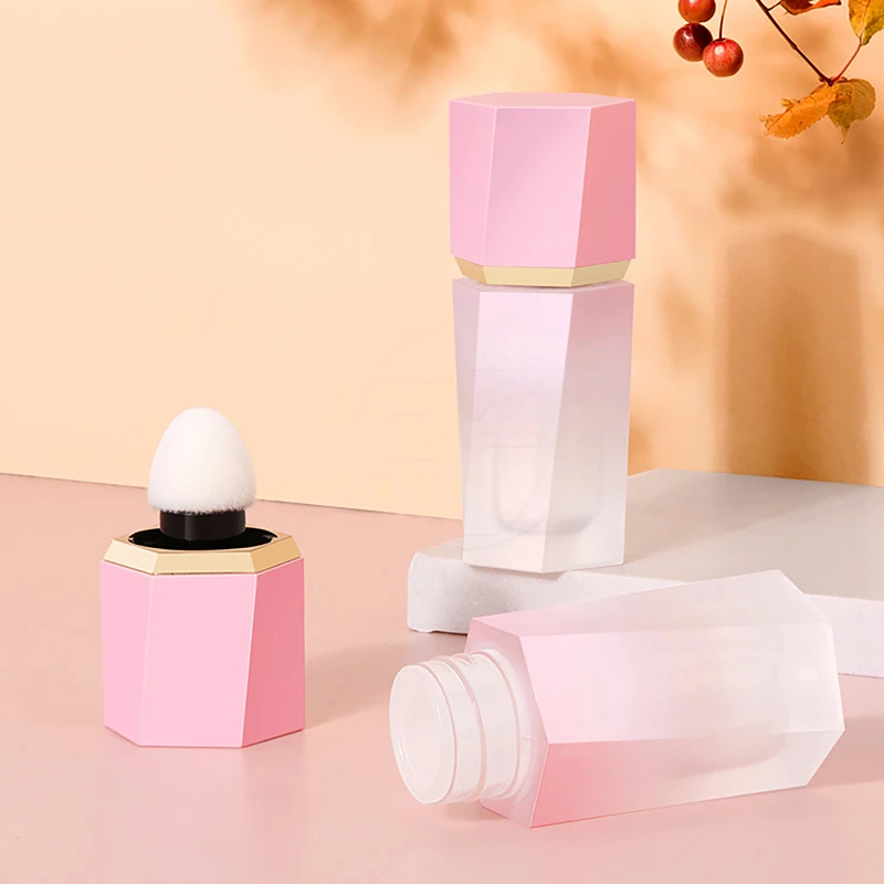 

1Pc 7ML Plastic Lip Gloss Tubes DIY Lipstick Tubes Refillable Empty Cosmetic Container Travel Gradient Pink Makeup Tool