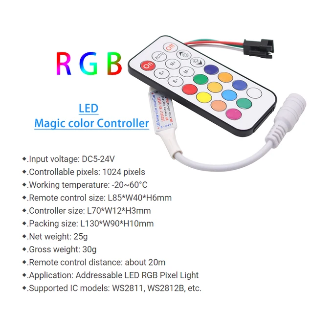 RGB Remote Control LED Bulb — Curious Customs