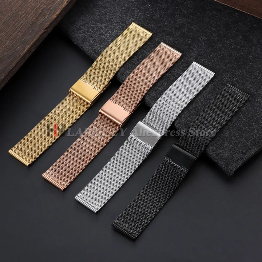 Milanese Mesh Stainless Steel Watch Strap - Universal Fit in Multiple Sizes