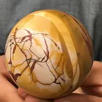 Beautiful Natural Mookaite Sphere Quartz Ball Reiki Healing 2
