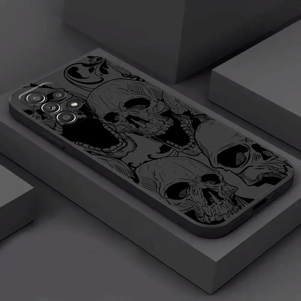 Halloween Bone Skull Themed Phone Case Cover