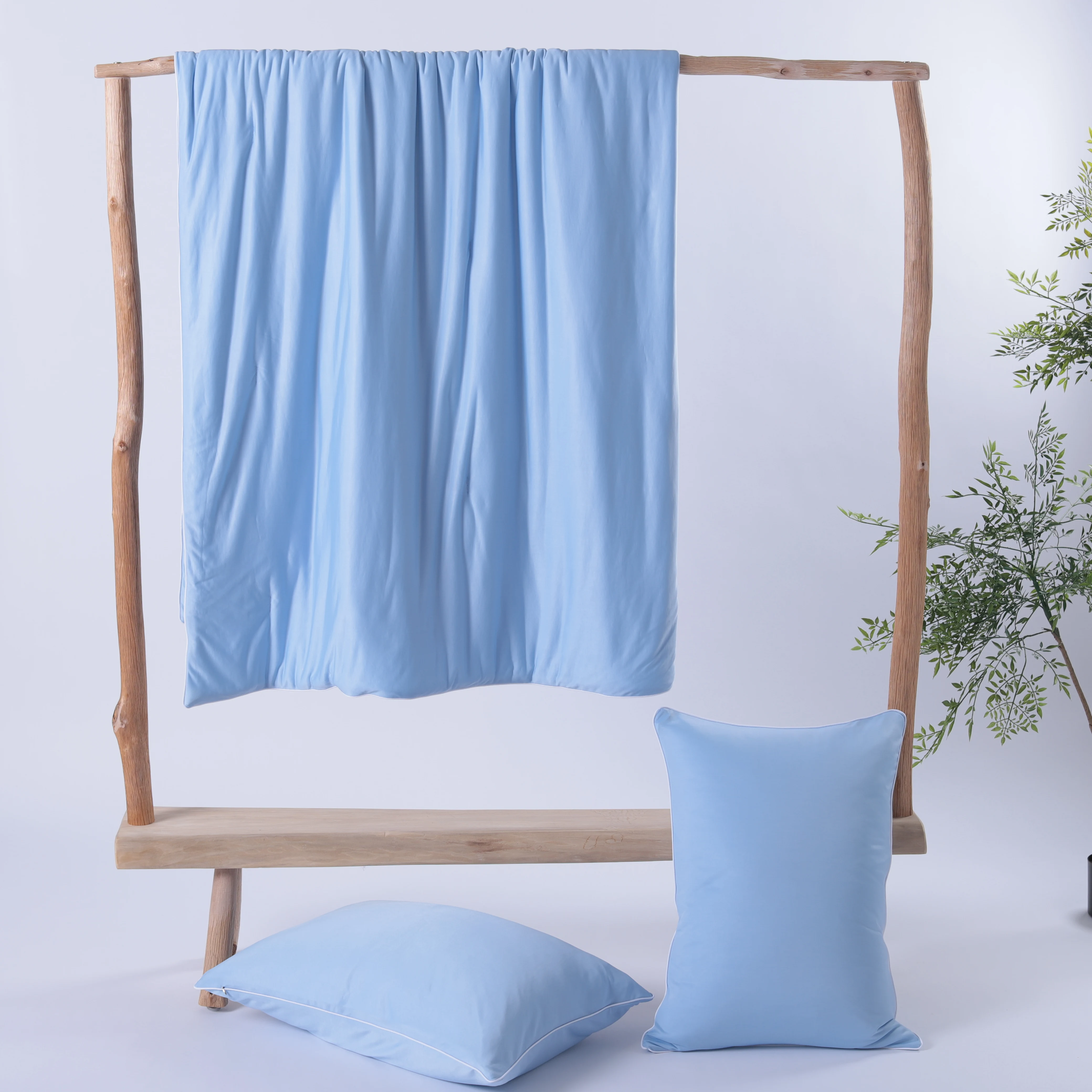 UTOCOM 여름이불 쿨링 차렵이불  냉감 침구 이불빨래망 세트 초소프트 항균 습기 제거 통기 