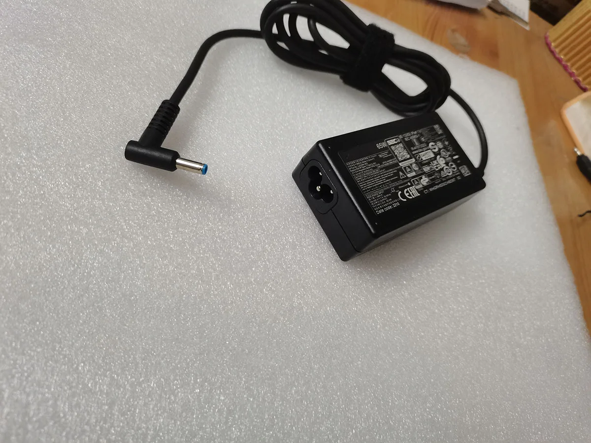 OEM HP 65W AC Adapter Charger PPP009C 710412-001 714657-001 (4.5mm Blue