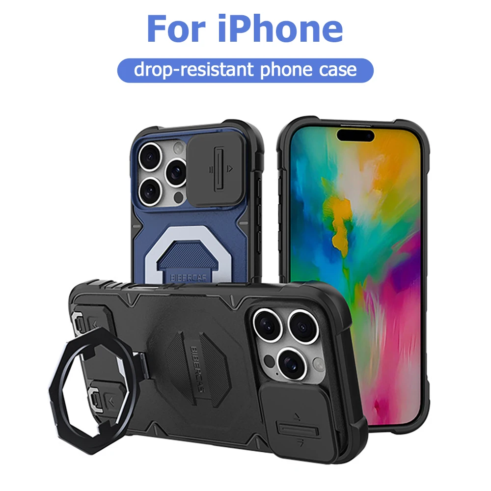 Tactical Magnetic Crossbody Phone Case with Protective Lanyard