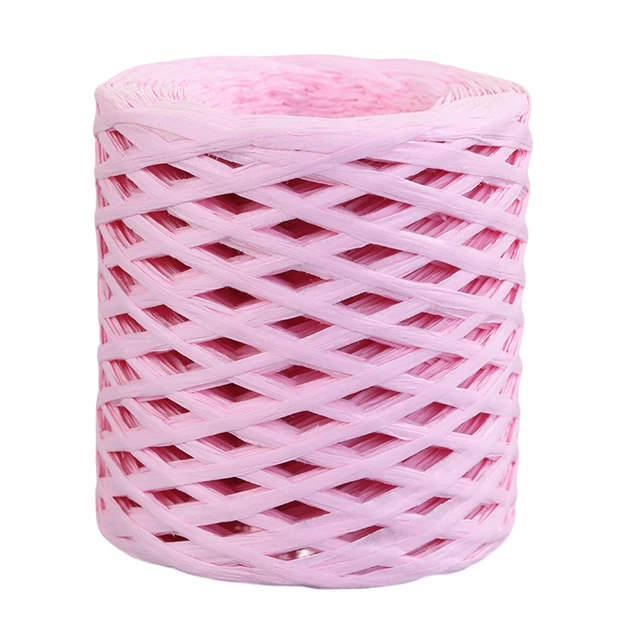 200m DIY Raffia Ribbon Paper Rope Baking Wrapping String Roll Twine Cord  Decors