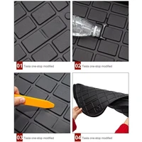 Front Rear Mat TPE Cargo Pad For Tesla Model Y/3 2023 Accessories Model 3/Y 2017-2023 3D Waterproof Tray Storage Pads Mats 3