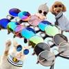 Pet Accessories Cat Glasses Non-slip Kitten Glasses Small Dog Sunglasses Puppy Kitty Cat Sunglasses Cosplay Costume Photos Props 6