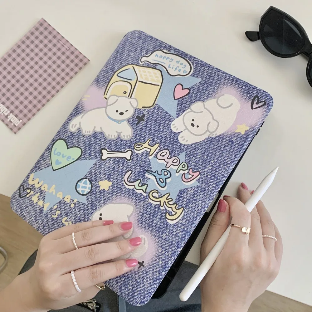 Girls Puppy Tablet Case For Apple iPad