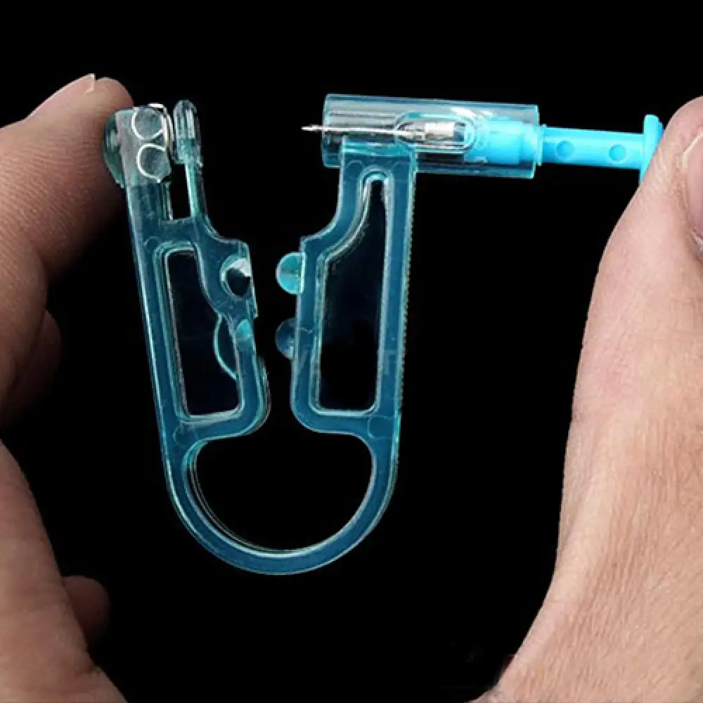 Disposable Safety Ear Piercing Gun Unit Tool With Ear Stud Asepsis Pierce Kit ear piercing gun