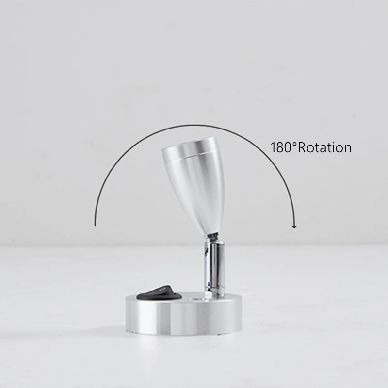 DC12V LED Spot Reading Light RV Boat Caravan Camp Trailer Bedside 3W Aluminum Spotlight Adjustable Interior Lighting With Switch led spotlight