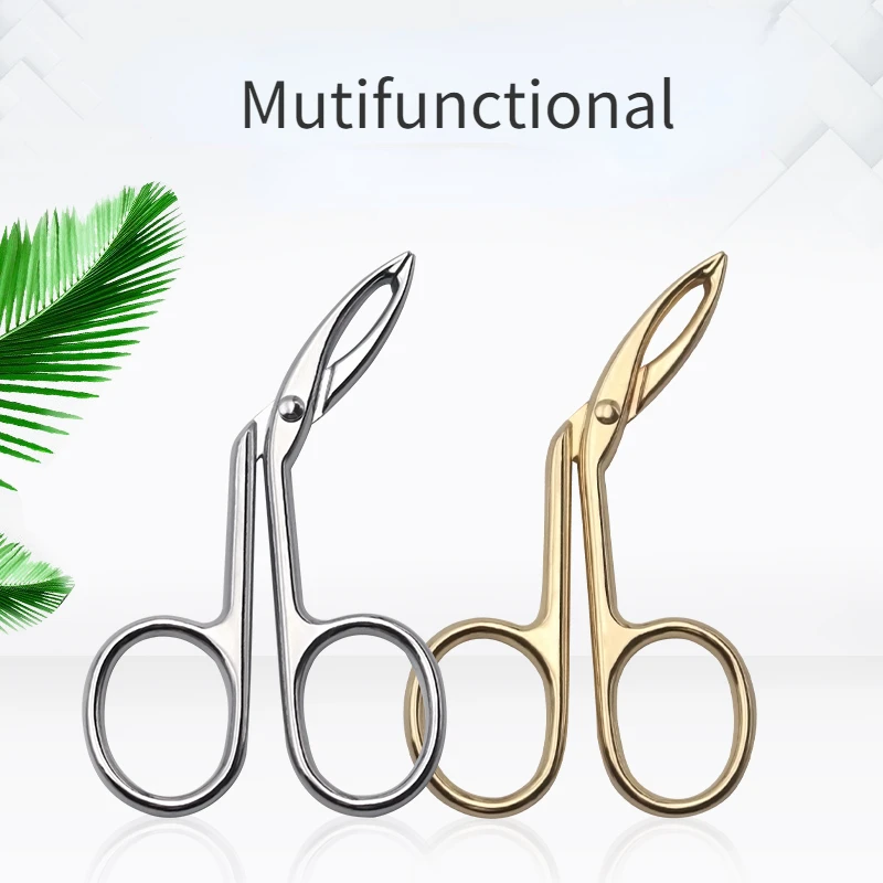Description Picture 6 of itemProfessional Elbow Eyebrow Pliers Clip Scissors Tweezers Straight Pointed Stainless Steel Eyebrow Plucking Makeup Beauty Tools
