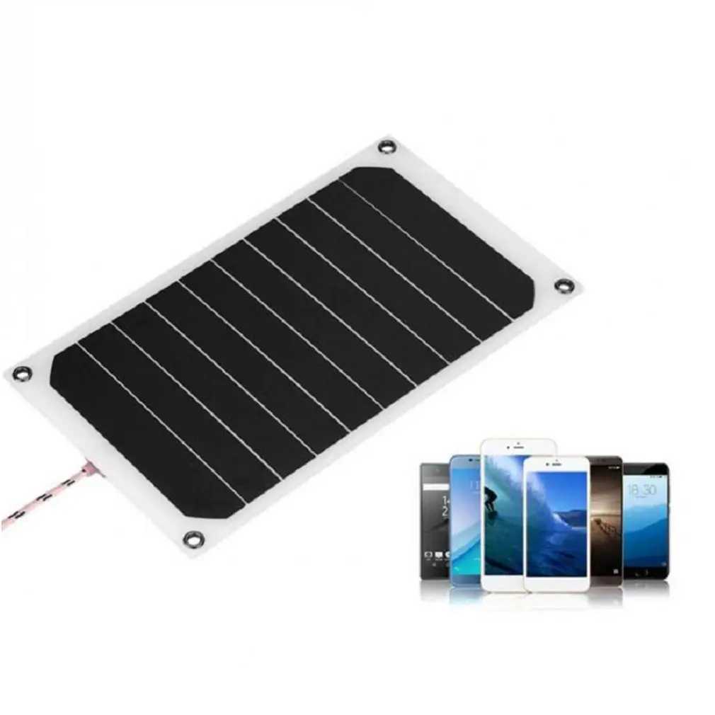 Panneau Solaire Photovoltaïque 10W, Chargeur de Téléphone Portable, Extérieur, observateur, USB