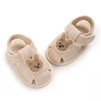 0-18M Baby Sandals For Boys And Girls Cute Bear Casual Shoes Soft And Comfortable Walking Shoes 4