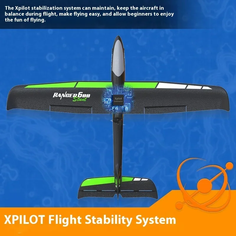 Volantex 600mm 76102s 2.4GHZ 4CH RC Glider Model Beginner's Guide Fixed Wing Adult Outdoor Remote Control Toy Aircraft Adult toy 2