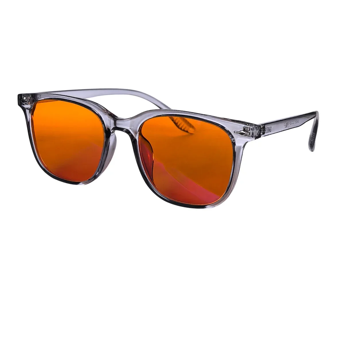 Blue Light Blocking Glasses with Red and Orange Lenses for Enhanced Sleep and Comfortable Gaming