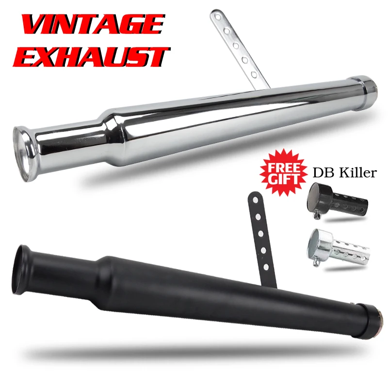 38mm40mm43mm45mmInletUniversalVintageMotorcycleExhaustRetro