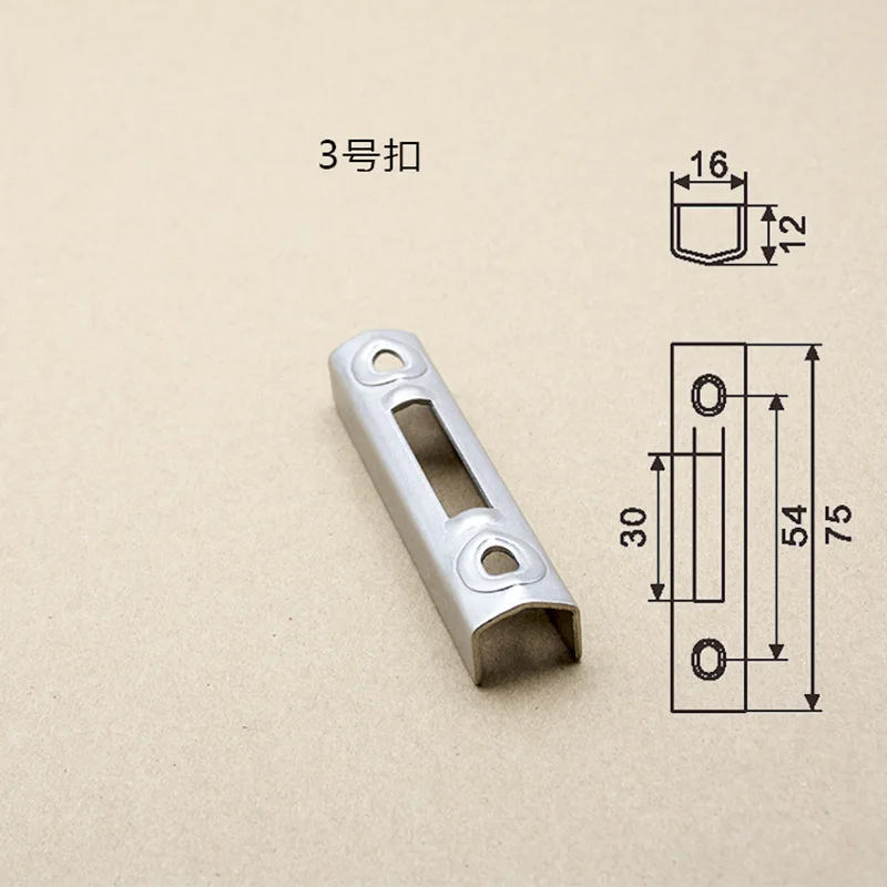 Aluminum Alloy Sliding Door And Window Hardware Bar Hook Lock Movable Door Lock Parts Seat Plate