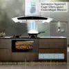 30 Inch,  Wall Mount Kitchen Hood with Ductless Convertible Duct, Stainless Steel Chimney and Baffle Fil 4