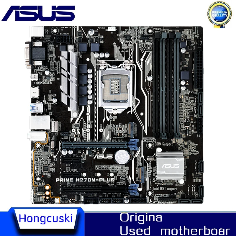 Per Asus Prime H270M-Plus Usato Presa Scheda Madre Originale Lga 1151 Ddr4 H270 Scheda Madre Desktop