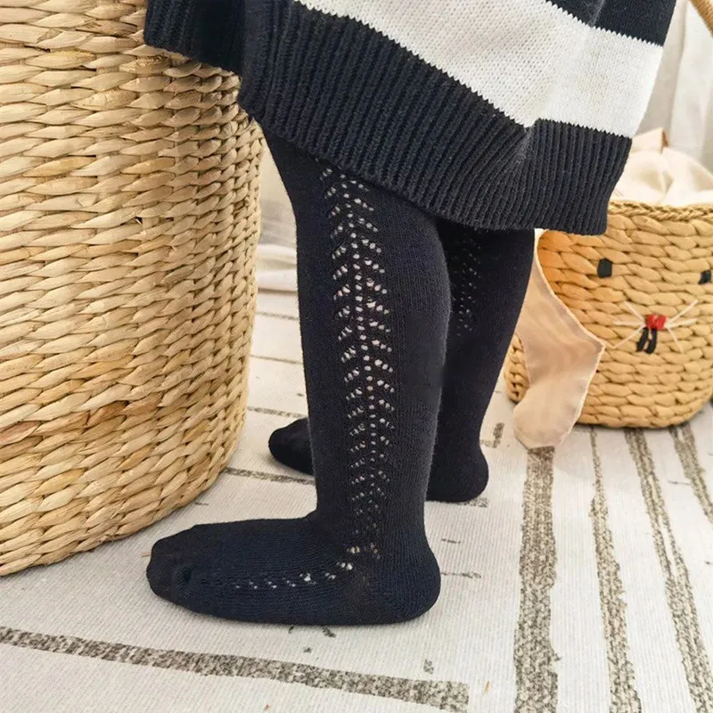 Spring Baby Tights For Girls Knitted Ribbed Children's Pantyhose Solid Mesh Toddler Cotton Leggings For Girls 0-8Years Tight kids pantyhose,ballet tights,toddler tights,kids leggings