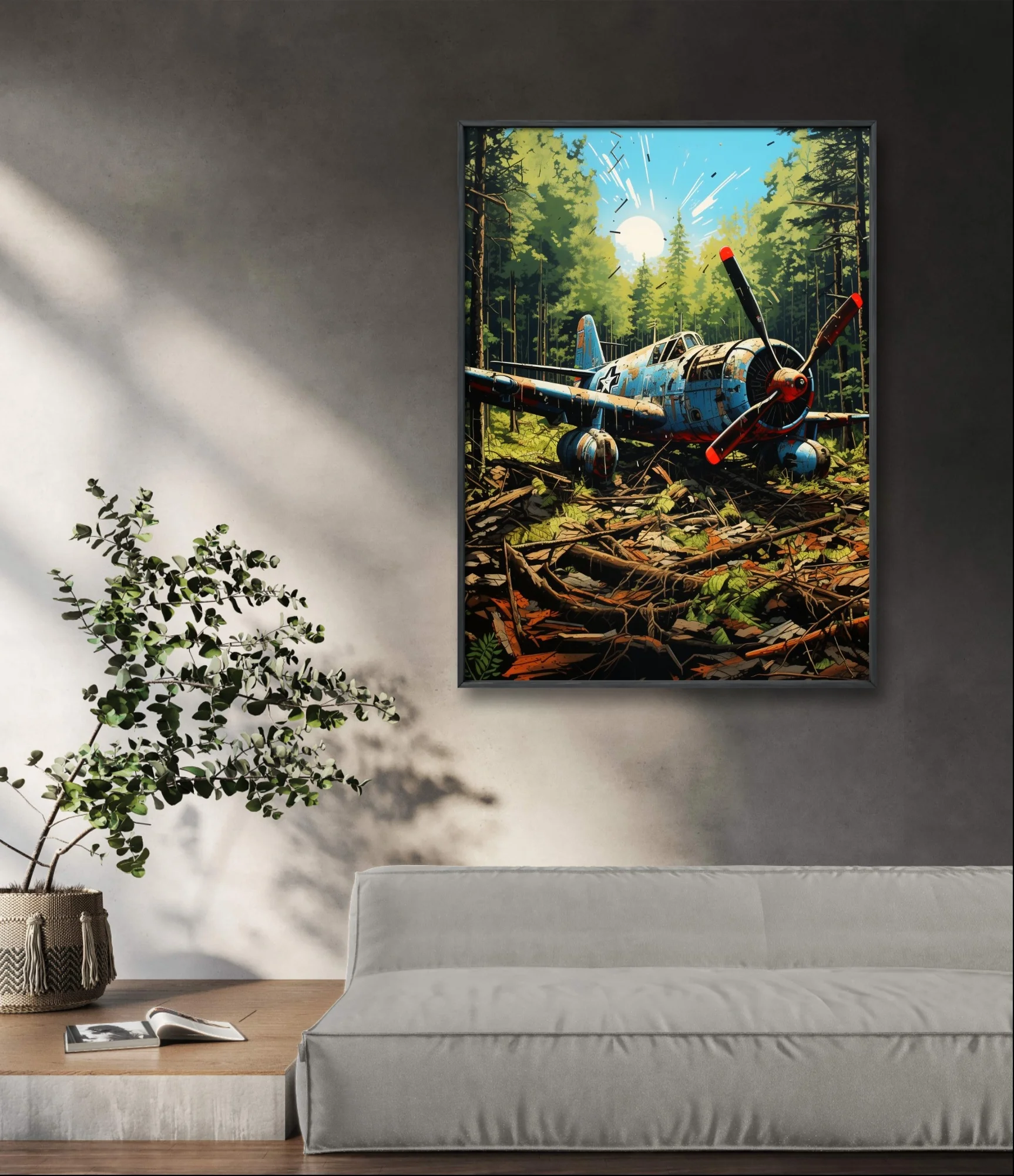 Рисунок 2 - Картина из страз 5D с изображением истребителей