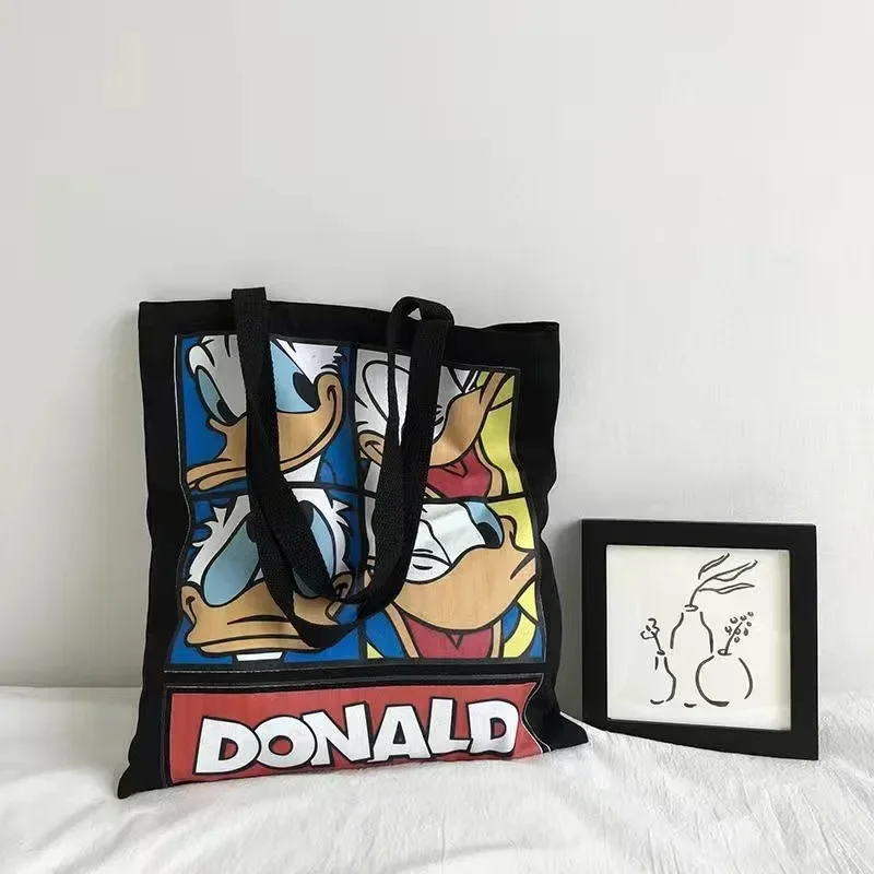 New Disney Donald Duck canvas shopping bag ladies shoulder bag gift toy 6