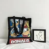 New Disney Donald Duck canvas shopping bag ladies shoulder bag gift toy 6