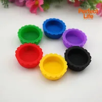 6/12/24Pcs Silicone Beer Bottle Caps Bar Home Brewing Wine Making Barware Cover Bottle Cover  Soy Corktail Lid Candy Colors 5