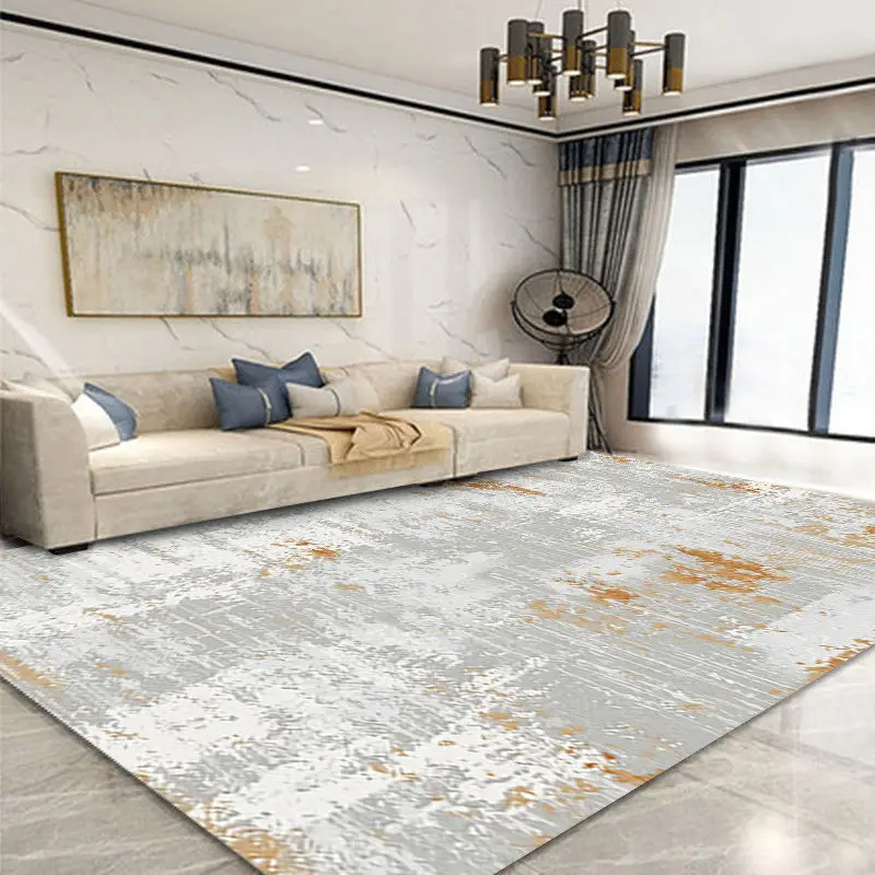 

Nordic Abstract Living Room Carpet, Anti-Fouling, Non-Slip Floor Mat, Bedroom Rug, Sofa, Coffee Table Rug, Home Kitchen, Light,