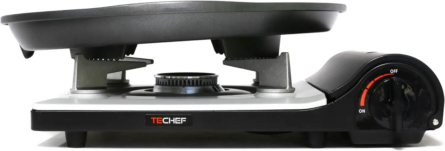 TECHEF - Stovetop Korean BBQ Non-Stick Grill Pan with Agni Portable Gas Stove Burner, Made in Korea 3