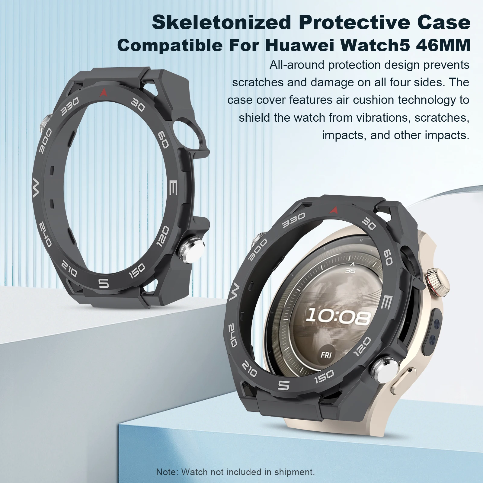 High-Quality Protective PC Case Cover for Smartwatch - Ultimate Bumper Shell