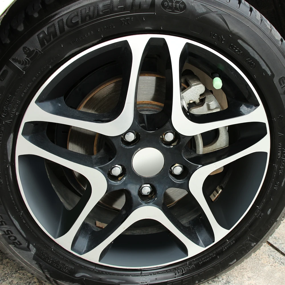 폭스바겐 VW 골프 5, 6, 7, MK6, MK7, 파사트, B5, B6, B7, B8, 티구안, 제타, MK6, 스코다, 서프 타이어용 스템 캡, 4 팩