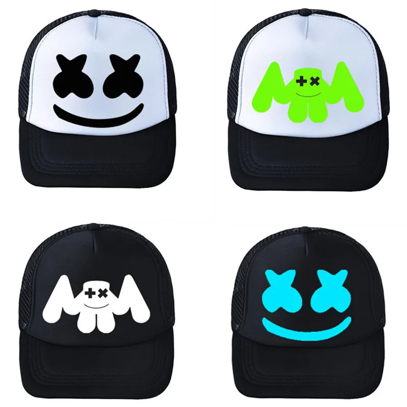 HotDJHatMarshmelloCosplayBaseballCapSunshadeAdjustableHats
