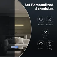 MOES Tuya ZigBee Light Switch Touch Glass Panel Fireproof Neutral Wire Required Remote Control Work With Alexa Google Home - Image 3