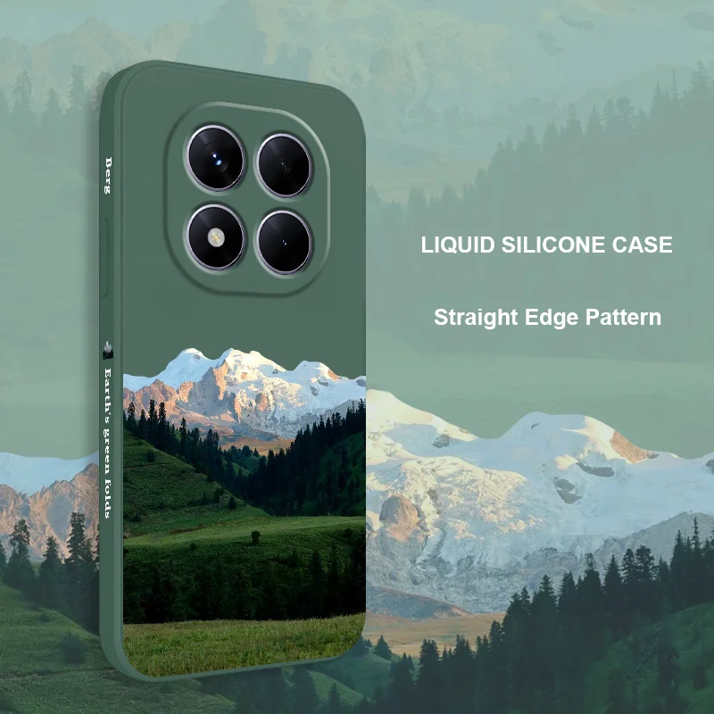 Charming Mountain Silicone Phone Case Cover