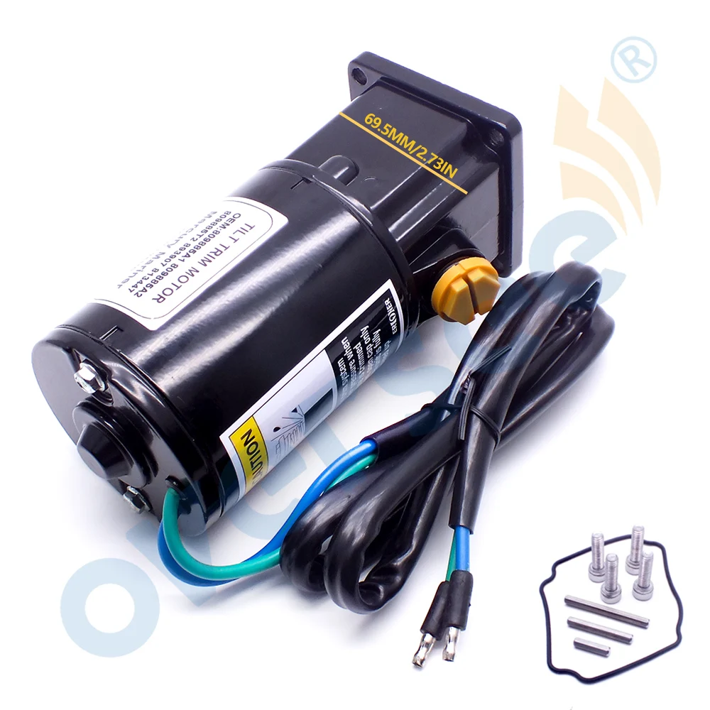 809885A1 Tilt Trim Motor For Mercury Marine Outboard Motor 40HP-125HP 809885A2 809885T2 893907 813447 Lester 10827 12v marine starter tilt trim relay solenoid for mercury mercruiser 89 96158t