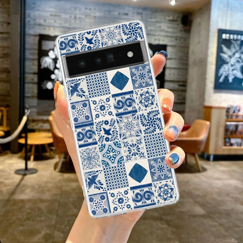 Mandala Flower Totem Shockproof Clear Silicone Phone Case