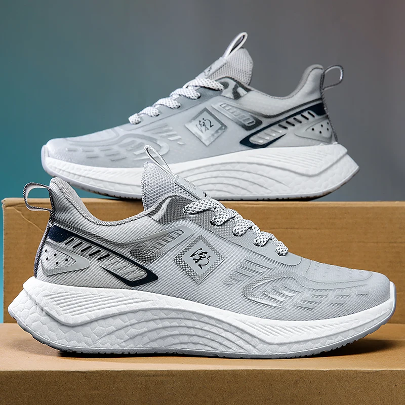 Herren Lauf-Sneaker - Leichtes Mesh mit Gedämpfter Sohle