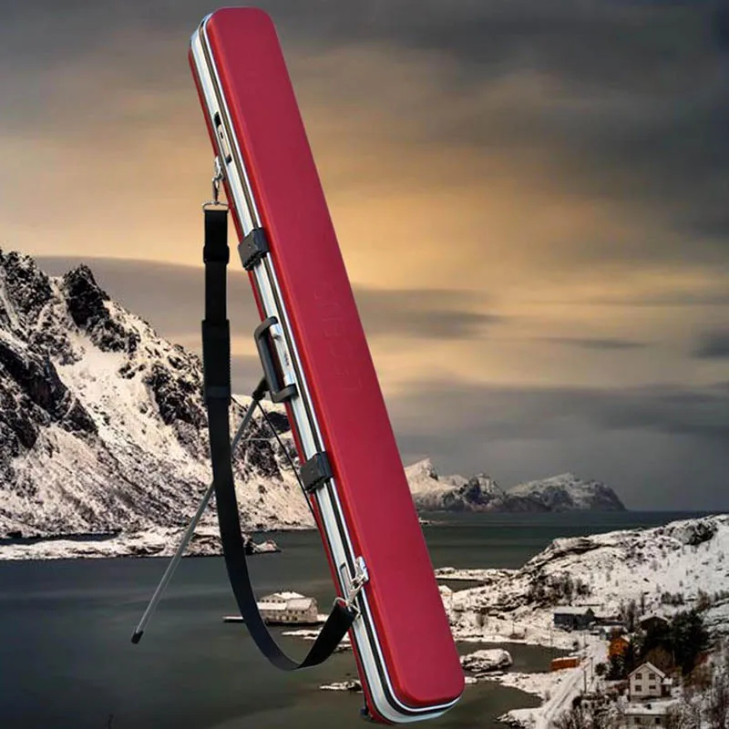 

125 Cm 130 Cm High-grade Waterproof Fishing Gear Bag Fishing Rod Bag Hard Shell Aluminum Frame Fishing Gear Handbag 낚시 하드 케이스