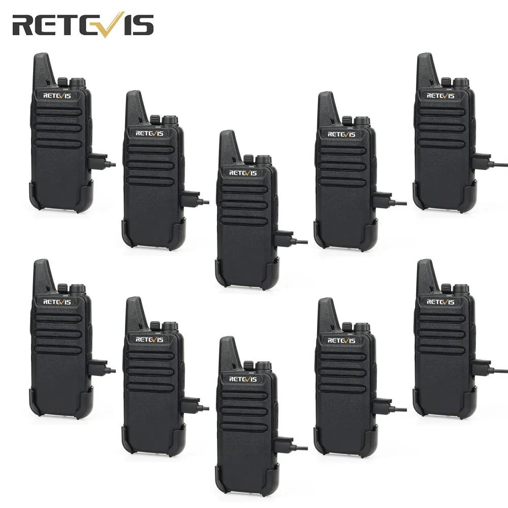 Retevis Casque De Talkie-Walkie Antibruit, Casque Radio 2 Voies, Contrôle Du Volume, 2 Broches,Pour Baofeng UV5R RT24 RT27 RT5R - Téléphonie