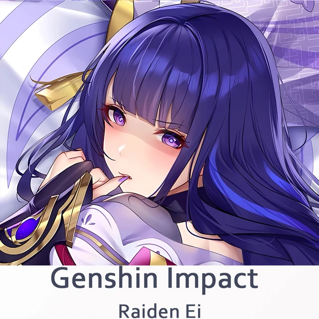  Genshin Impact Dakimakura Anime Girl Raiden Shogun